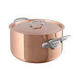 Mauviel M'150S Casserole with Copper Lid
