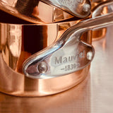 Mauviel M'150S Saucepan with Copper Lid