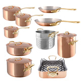 Mauviel M'200B 10-Piece Copper Cookware Set