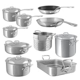 Mauviel M'Cook 10 Piece Cookware Set / Non-Stick Frying Pan *