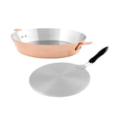 Mauviel M'Passion Copper Tarte Tatin Dish with Induction Plate / 24cm