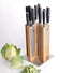 Miyabi 5000 FCD 10 Knife and Kai Block Set / Oak Block