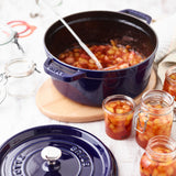 Staub Round Cocotte / Blue