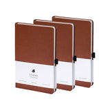 Stone The Chef's Notebook / Pack of 3 / Tan Brown